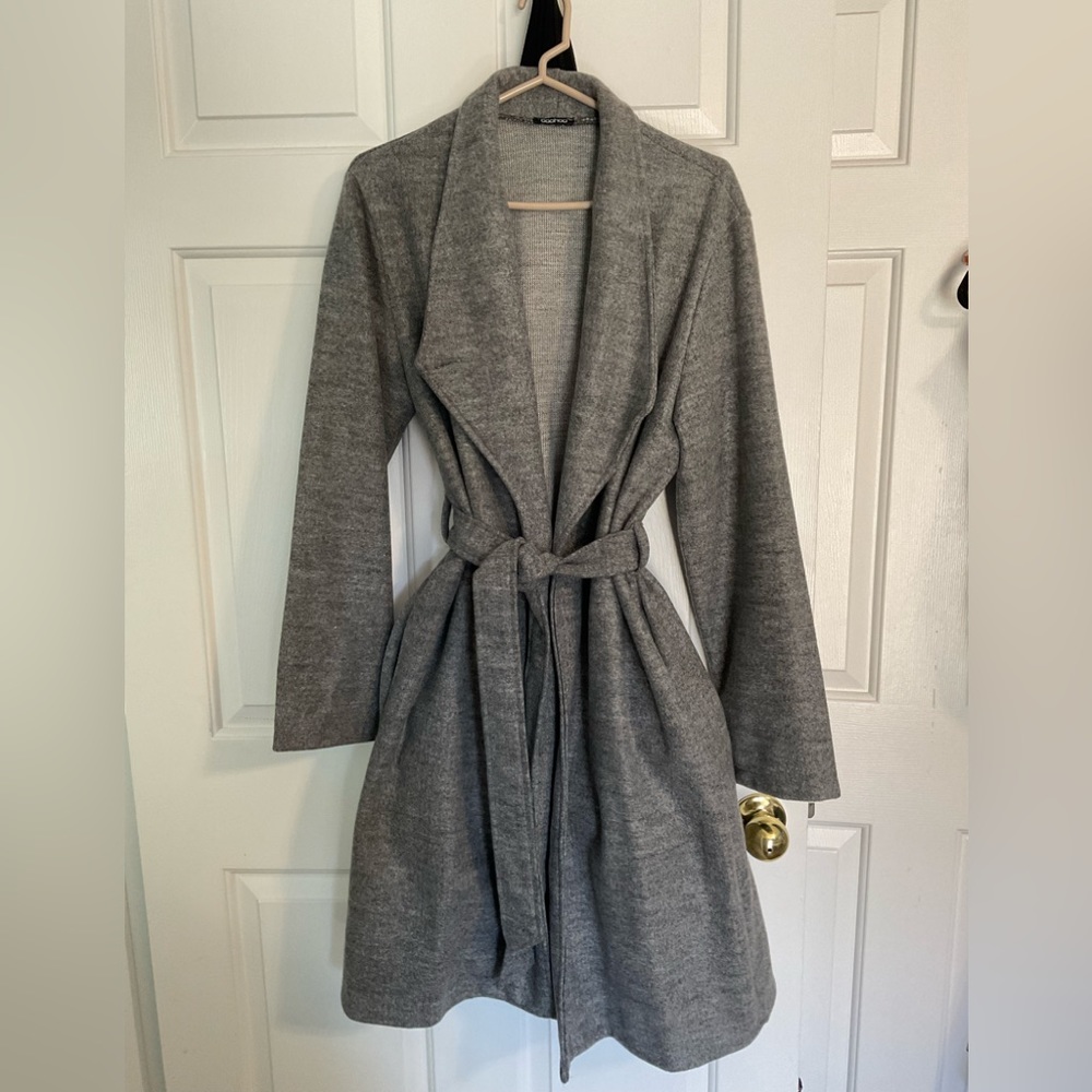 BooHoo Woman Belted Jacket